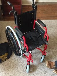 Wheelchair frame after purchase